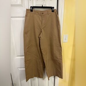 Tan Wide-Leg Trousers UNIQLO